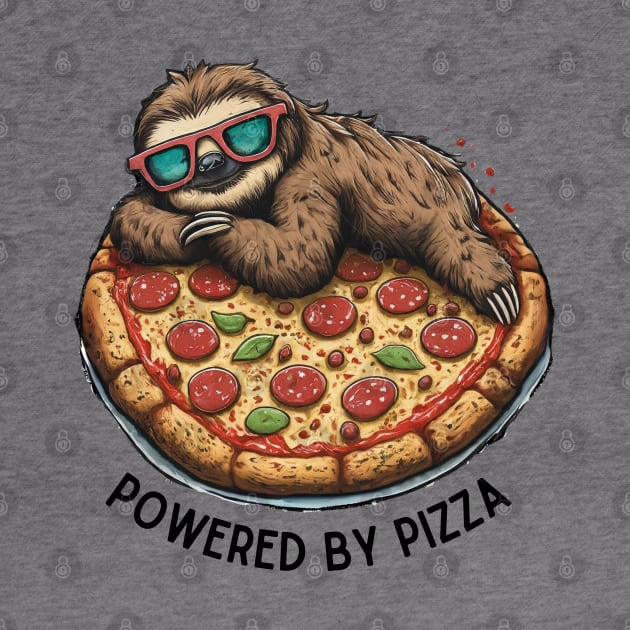 Sloth Life: Powered by Pizza 🍕 by JollyCoco
